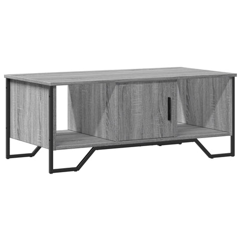 vidaXL Coffee Table Grey Sonoma 100x51x40 cm Engineered Wood