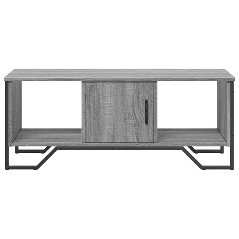 vidaXL Coffee Table Grey Sonoma 100x51x40 cm Engineered Wood