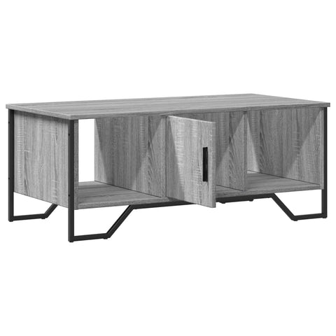 vidaXL Coffee Table Grey Sonoma 100x51x40 cm Engineered Wood