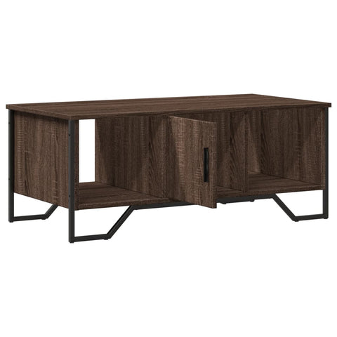 vidaXL Coffee Table Brown Oak 100x51x40 cm Engineered Wood