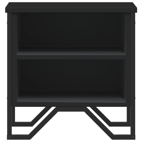vidaXL Bedside Cabinet Black 2 pcs 40x30x40 cm Engineered Wood