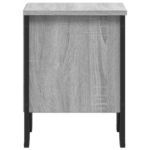 vidaXL Bedside Cabinet Grey Sonoma 40x30x40 cm Engineered Wood