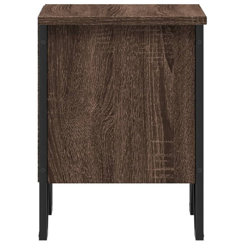 vidaXL Bedside Cabinet Brown Oak 2 pcs 40x30x40 cm Engineered Wood