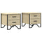 vidaXL Bedside Cabinets 2 pcs Sonoma Oak 40x41x40 cm Engineered Wood