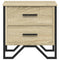 vidaXL Bedside Cabinets 2 pcs Sonoma Oak 40x41x40 cm Engineered Wood