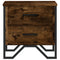 vidaXL Bedside Cabinets 2 pcs Smoked Oak 40x41x40 cm Engineered Wood