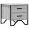 vidaXL Bedside Cabinet Grey Sonoma 40x41x40 cm Engineered Wood