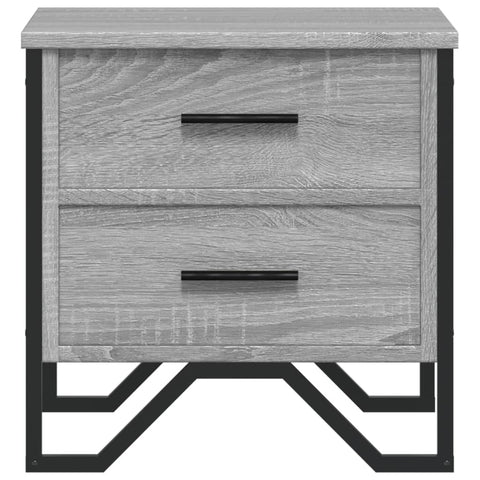 vidaXL Bedside Cabinet Grey Sonoma 40x41x40 cm Engineered Wood