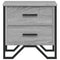 vidaXL Bedside Cabinet Grey Sonoma 40x41x40 cm Engineered Wood
