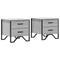 vidaXL Bedside Cabinets 2 pcs Grey Sonoma 40x41x40 cm Engineered Wood