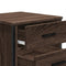 vidaXL Bedside Cabinet Brown Oak 40x41x40 cm Engineered Wood