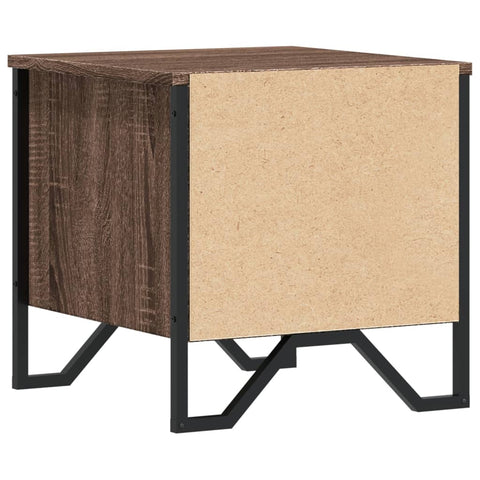 vidaXL Bedside Cabinets 2 pcs Brown Oak 40x41x40 cm Engineered Wood