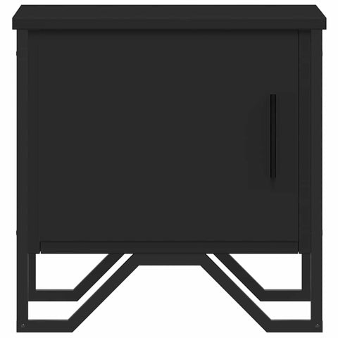 vidaXL Bedside Cabinets 2 pcs Black 40x30x40 cm Engineered Wood