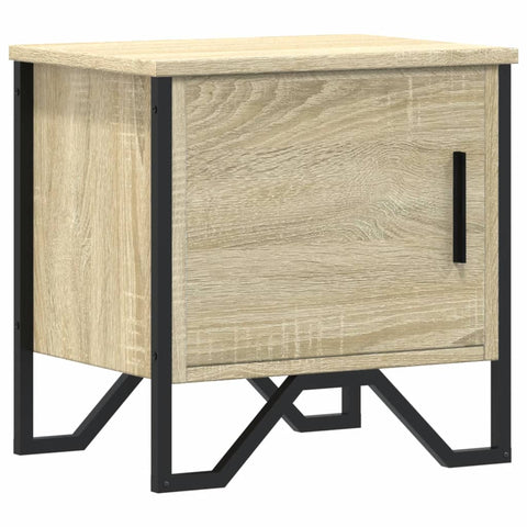 vidaXL Bedside Cabinet Sonoma Oak 40x30x40 cm Engineered Wood