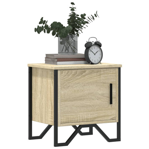vidaXL Bedside Cabinet Sonoma Oak 40x30x40 cm Engineered Wood