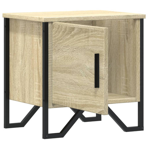 vidaXL Bedside Cabinet Sonoma Oak 40x30x40 cm Engineered Wood