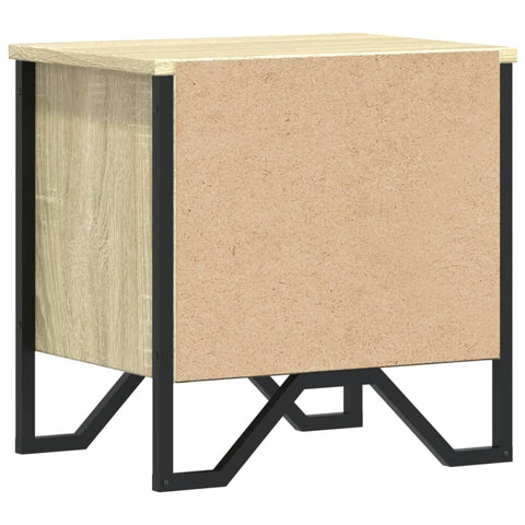 vidaXL Bedside Cabinet Sonoma Oak 40x30x40 cm Engineered Wood