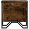 vidaXL Bedside Cabinet Smoked Oak 40x30x40 cm Engineered Wood