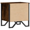 vidaXL Bedside Cabinet Smoked Oak 40x30x40 cm Engineered Wood