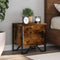 vidaXL Bedside Cabinet Smoked Oak 40x30x40 cm Engineered Wood