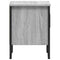 vidaXL Bedside Cabinets 2 pcs Grey Sonoma 40x30x40 cm Engineered Wood