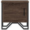 vidaXL Bedside Cabinet Brown Oak 40x30x40 cm Engineered Wood