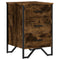 vidaXL Bedside Cabinet Smoked Oak 40x41x60 cm Engineered Wood