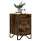 vidaXL Bedside Cabinet Smoked Oak 40x41x60 cm Engineered Wood