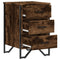 vidaXL Bedside Cabinet Smoked Oak 40x41x60 cm Engineered Wood
