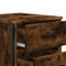 vidaXL Bedside Cabinet Smoked Oak 40x41x60 cm Engineered Wood