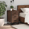 vidaXL Bedside Cabinet Brown Oak 40x41x60 cm Engineered Wood