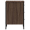 vidaXL Bedside Cabinet Brown Oak 40x41x60 cm Engineered Wood