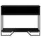 vidaXL Console Table Black 100x35x74.5 cm Engineered Wood
