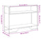 vidaXL Console Table Black 100x35x74.5 cm Engineered Wood