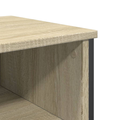 vidaXL Console Table Sonoma Oak 100x35x74.5 cm Engineered Wood