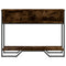vidaXL Console Table Smoked Oak 100x35x74.5 cm Engineered Wood