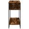 vidaXL Console Table Smoked Oak 100x35x74.5 cm Engineered Wood