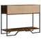 vidaXL Console Table Smoked Oak 100x35x74.5 cm Engineered Wood