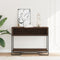 vidaXL Console Table Brown Oak 100x35x74.5 cm Engineered Wood
