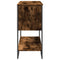 vidaXL Console Table Smoked Oak 100x35x74.5 cm Engineered Wood