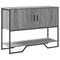 vidaXL Console Table Grey Sonoma 100x35x74.5 cm Engineered Wood