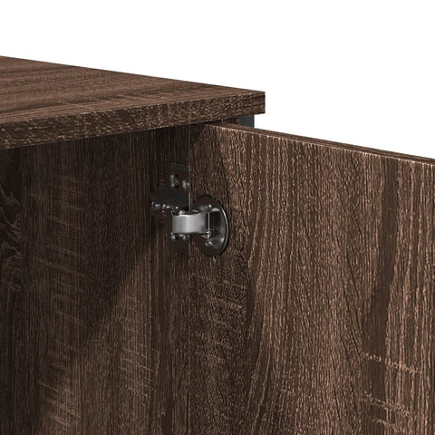 vidaXL Console Table Brown Oak 100x35x74.5 cm Engineered Wood