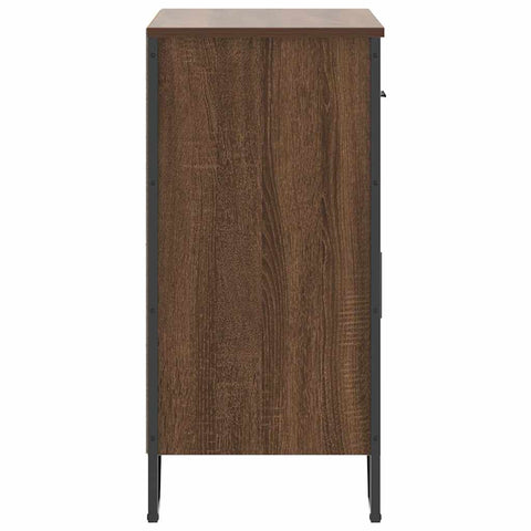 vidaXL Sideboard Brown Oak 79.5x35.5x74.5 cm Engineered Wood