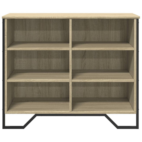vidaXL Sideboard Sonoma Oak 91x35.5x74.5 cm Engineered Wood