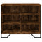 vidaXL Sideboard Smoked Oak 91x35.5x74.5 cm Engineered Wood