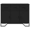 vidaXL Sideboard Black 97x32.5x74.5 cm Engineered Wood