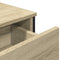 vidaXL Sideboard Sonoma Oak 97x32.5x74.5 cm Engineered Wood