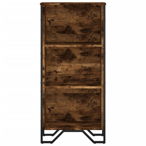 vidaXL Bookcase Smoked Oak 50x31x106 cm Engineered Wood