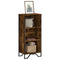 vidaXL Bookcase Smoked Oak 50x31x106 cm Engineered Wood