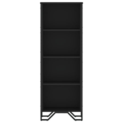 vidaXL Bookcase Black 50x31x137.5 cm Engineered Wood